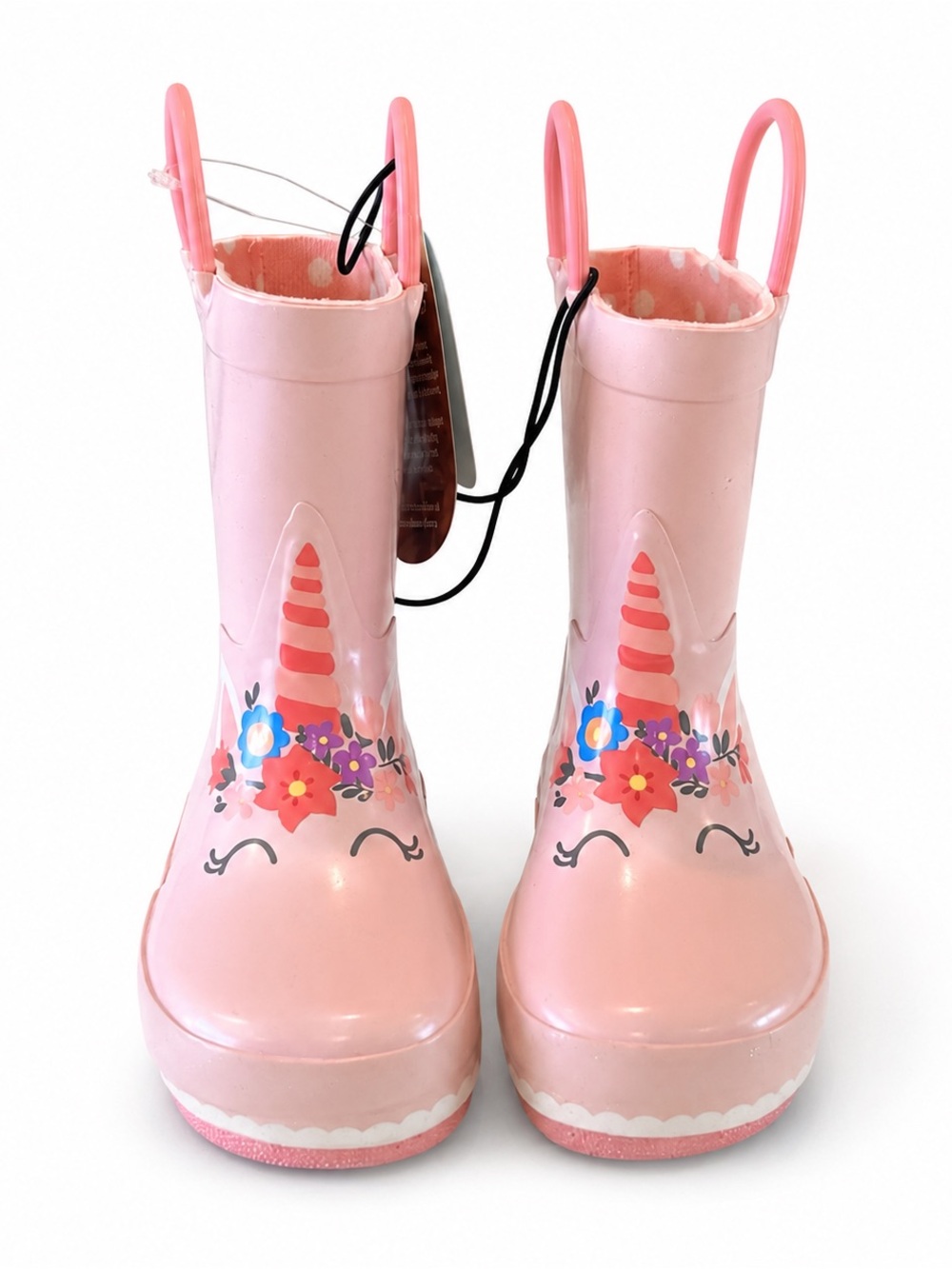 New NWT Western Chief Girls Size 6 Pink Unicorn Waterproof Rain Boots